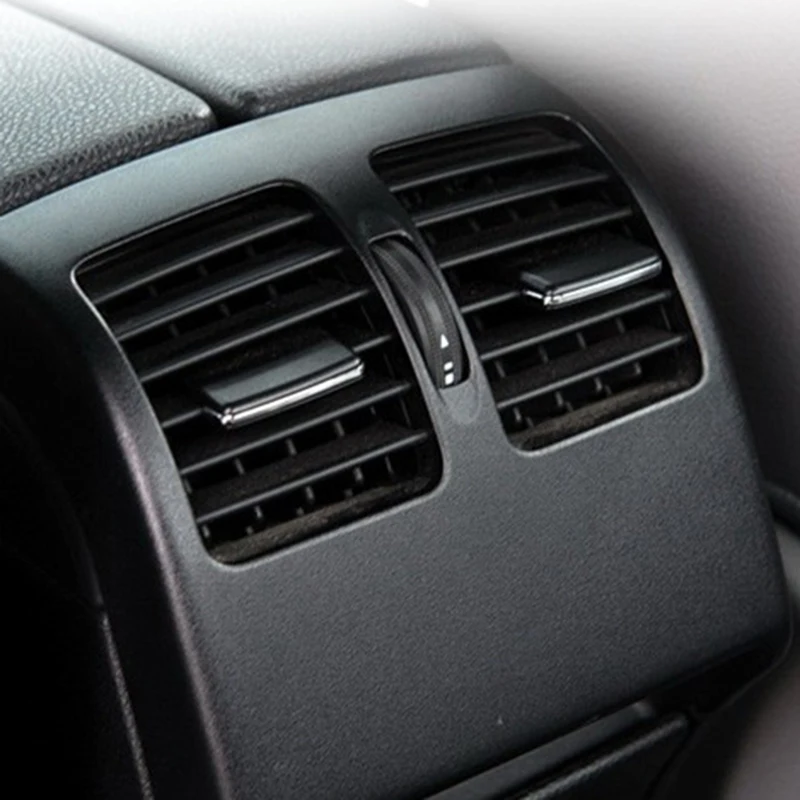 Автомобильная задняя центральная консоль A/C вентиляционное отверстие на выходе решетка крышки для Mercedes Benz C Class W204 авто аксессуары