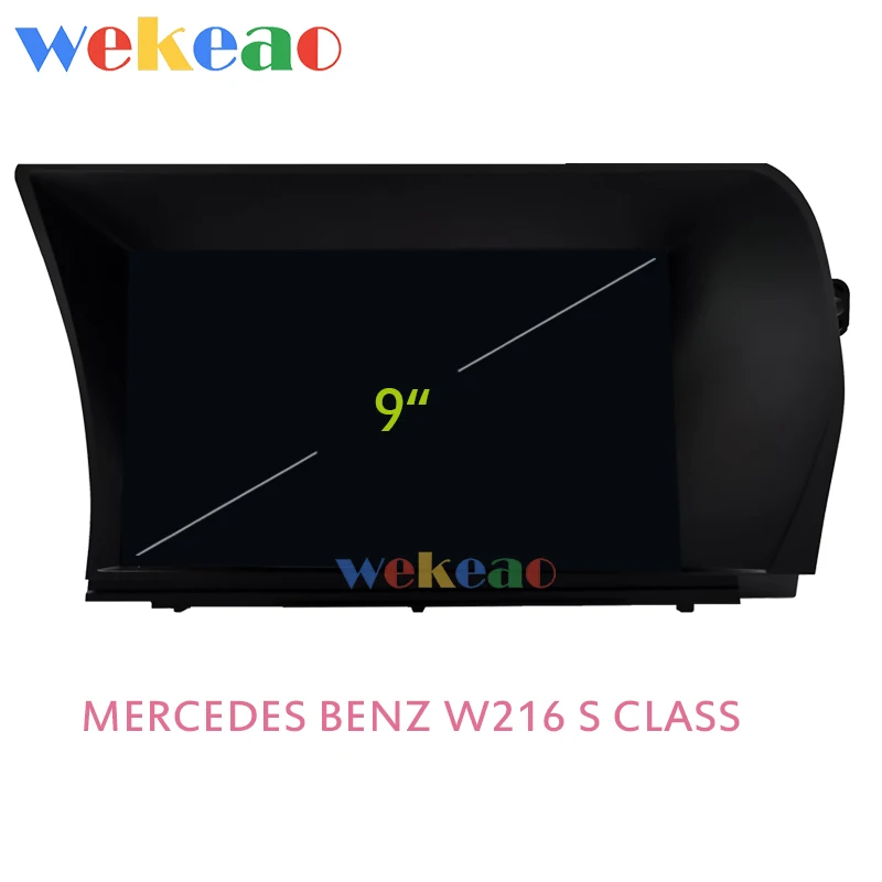 Wekeao сенсорный экран " Android 7,1 автомобильный Радио gps навигация для Mercedes Benz W216 S класс DVD Автомобильный плеер 2006
