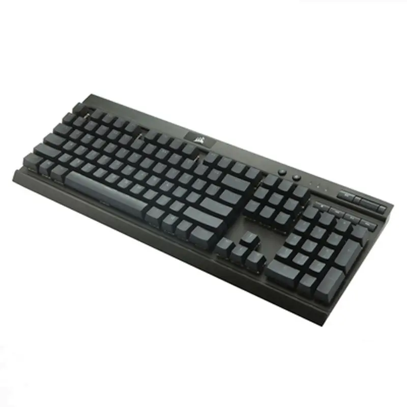 Колпачки для ключей HX6A черно-белые PBT с двойной подсветкой 104 верхней прозрачные