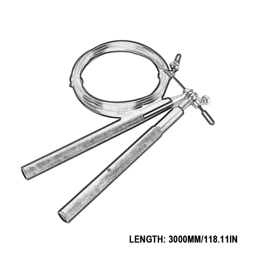 3 метра Опора Скакалка для фитнеса Профессиональная Скакалка для прыжков двойная качающаяся игра Металлическая алюминиевая ручка