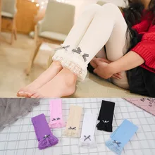 Модные, стильные, летние, тонкие, детские леггинсы, яркие цвета, для девочек, бархатные, с бусинами, кружевные, Капри, штаны, фабрика