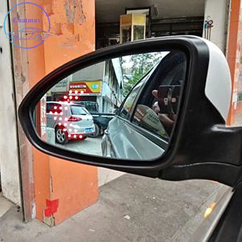 

For Chevrolet Cruze 15-18 Car Left Right Side Wing Rearview Blue Mirror HD Glass Lens With Heated Function LED Turn Signal