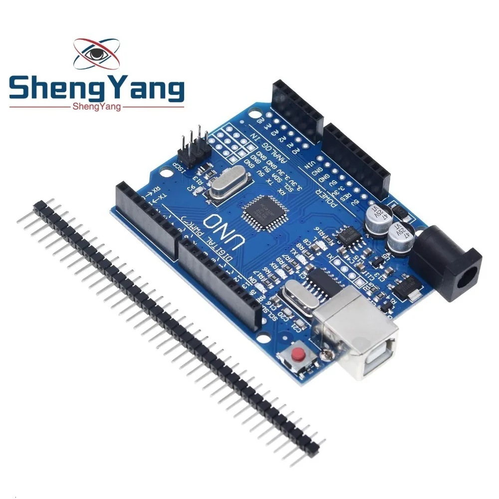 1 шт./лот высокое качество UNO R3 MEGA328P CH340G для Arduino совместим с USB кабелем