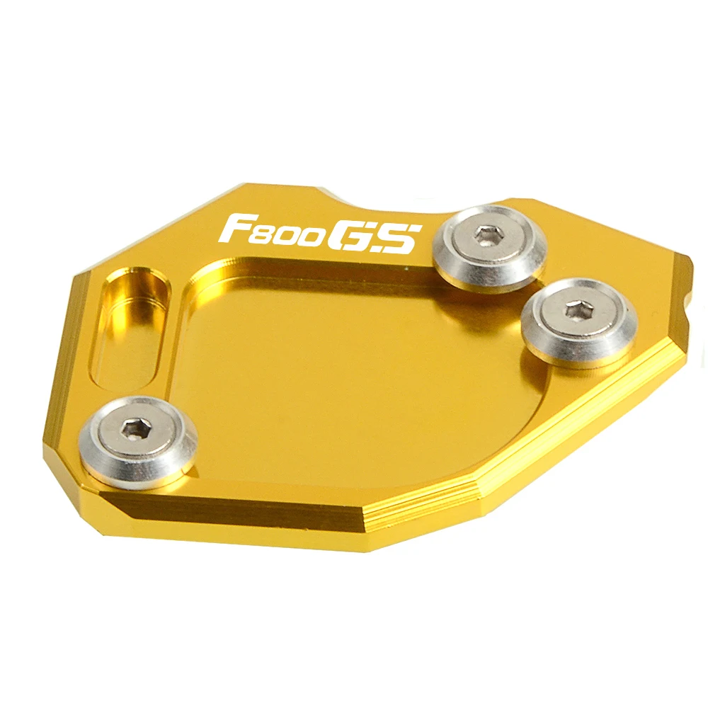 Main Side Stand Cover CNC Kickstand Support Pad Support For BMW F800GS F800 GS F 800 GS 2008 2009 2010 2011 2012 2013 2014 2015