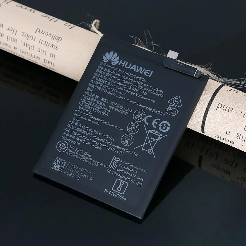 Аккумулятор huawei HB386280ECW 3200mAh для huawei Ascend p10/Honor 9 высококачественный Сменный аккумулятор для телефона