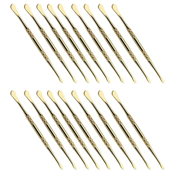 

20Pcs Stainless Steel Wax Carving Tool 4.75 Inch Gold Stainless Steel Carving Tool Spoon