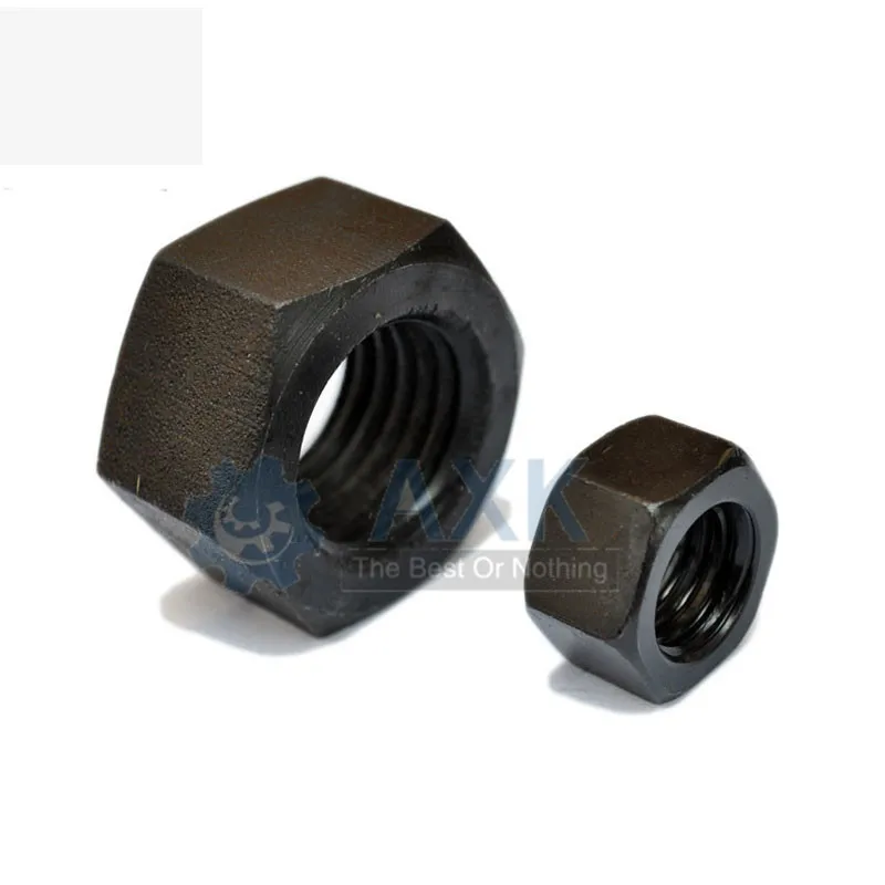 

100Pcs M2 M2.5 M3 M4 M5 M6 DIN934 Black Carbon Steel Hex Nut Hexagonal Nuts Grade 8.8