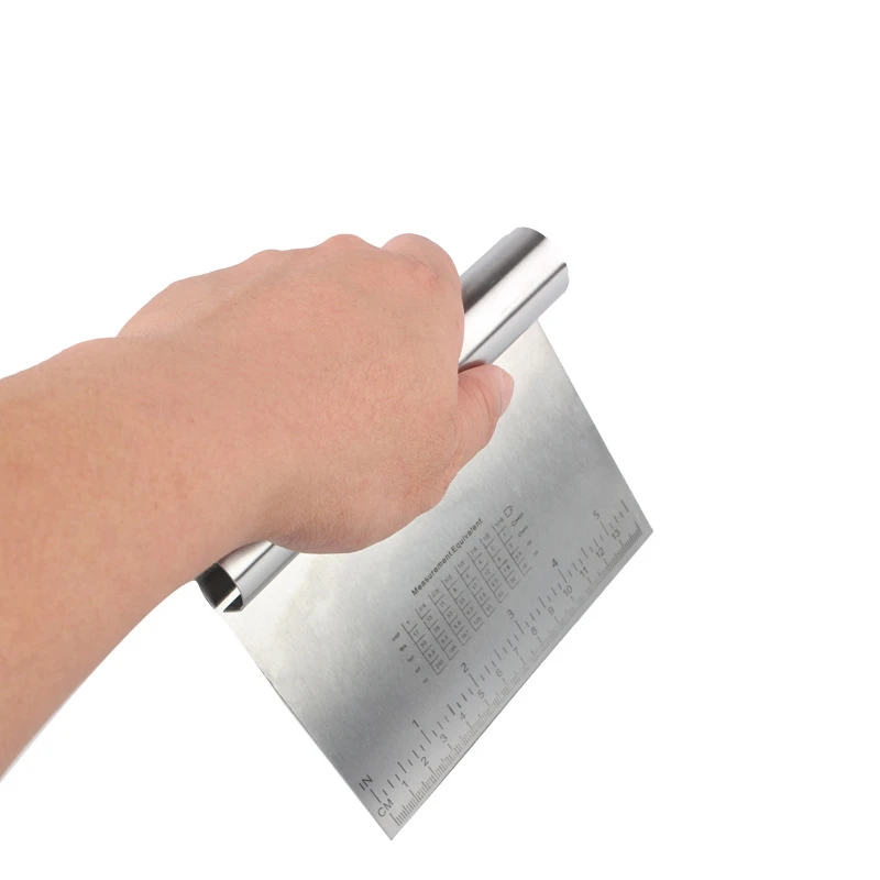 Dough Scraper Butter Cutter Cake Decoration Bakery Tools Stainless Steel Pizza Pastry Spatulas Fondant Decor Kitchen Gadgets