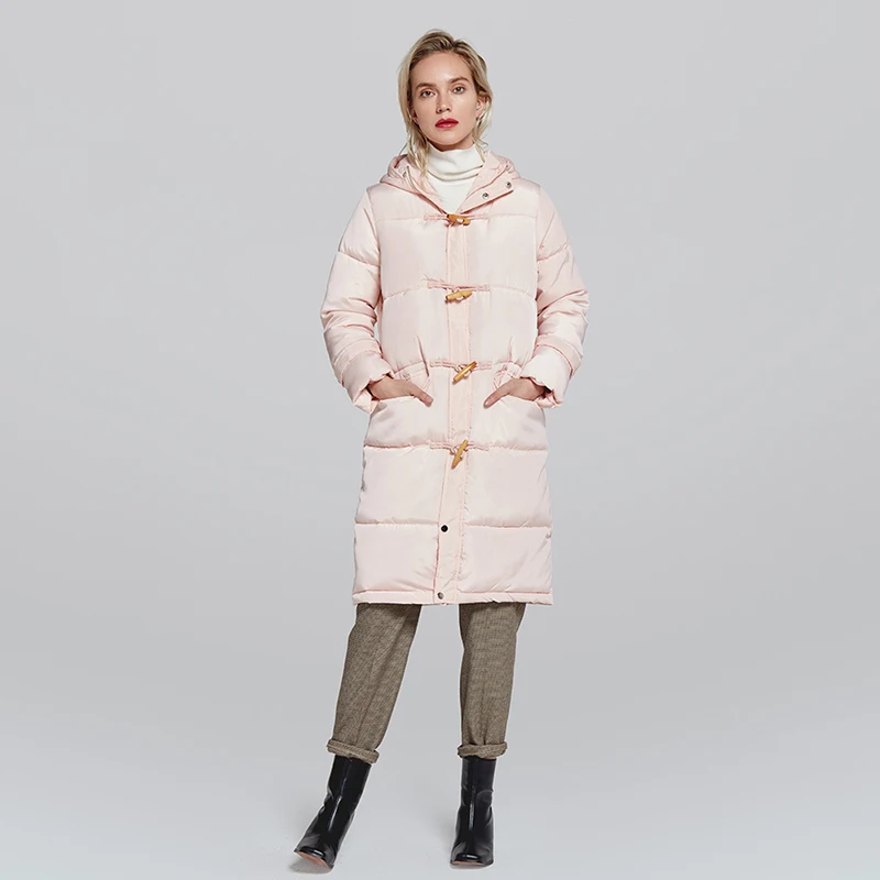 Зимняя женская куртка, S-XXL, длинная, с капюшоном, с хлопковой подкладкой, Женское пальто, высокое качество, теплая верхняя одежда, Женская парка, Manteau Femme Hiver