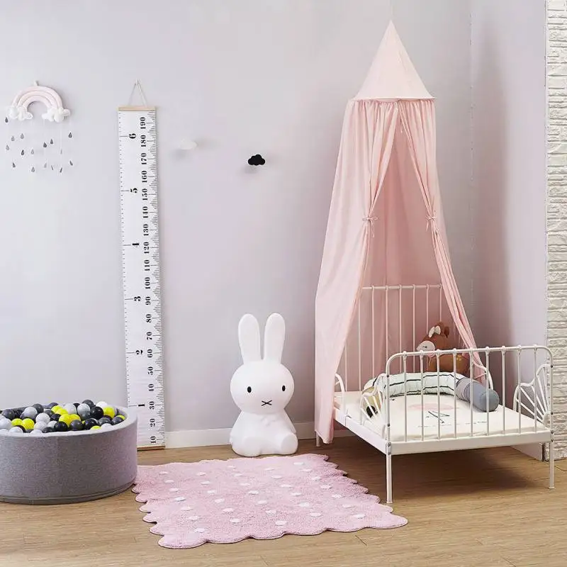 New Nordic Chiffon Mosquito Net Hanging Dome Princess Bed Canopy Ins Style Kids Playing Tent for Nursery Kids Room Decoration