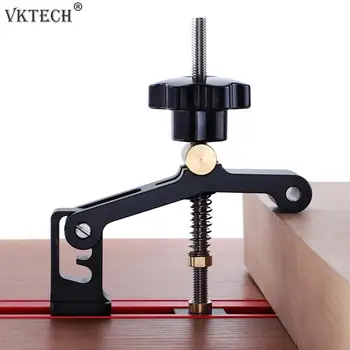 

Aluminum Alloy T-Track T-Slot Hold Down Block Clamp Carpentry Pressboard Clamp Kit Positioning Limiter Miter Clip Woodworking