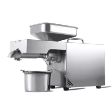 

Commercial oil press machine Stainless steel hot and cold oil fryer oil mill press 220V 600W 50HZ