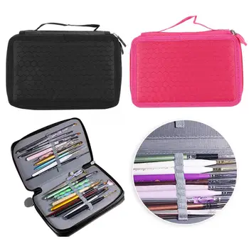 

Manicure Brushes Portable Washable Double Layers Nail Pencil Brush Nail Art Tools Accessory Storage Box Organizer Storage Case