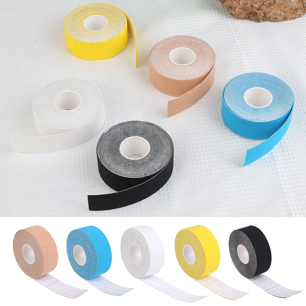Waterproof Sport Elastic Adhesive Muscle Care Bandage Cotton Tape 2.5cmx5M