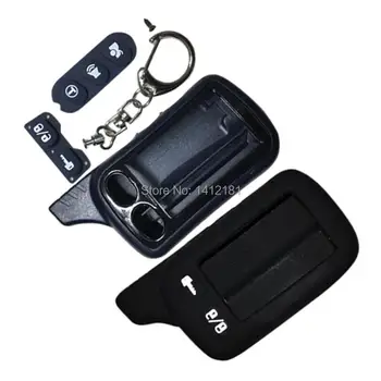 

10 PCS/lot TZ9010 Body Case Keychain + Silicone Cover For Tomahawk TZ-9010 TZ-9030 TZ9030 Remote TZ7010 TZ-7010 TZ9020 TZ-9020