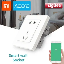 Xiaomi Aqara Smart Wall Switch Zigbee Remotel Control Security Alarm Wireless Wifi Socket Work With Xiaomi Smart Homekits APP