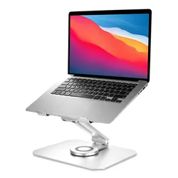 Boneruy – support rotatif plat en alliage d'aluminium pour ordinateur portable, usine 