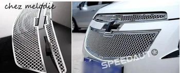 

Widening edge 2pcs stainless steel Honeycomb style car front bumper Grill covers for Chevrolet old claissc CRUZE 2009-2014