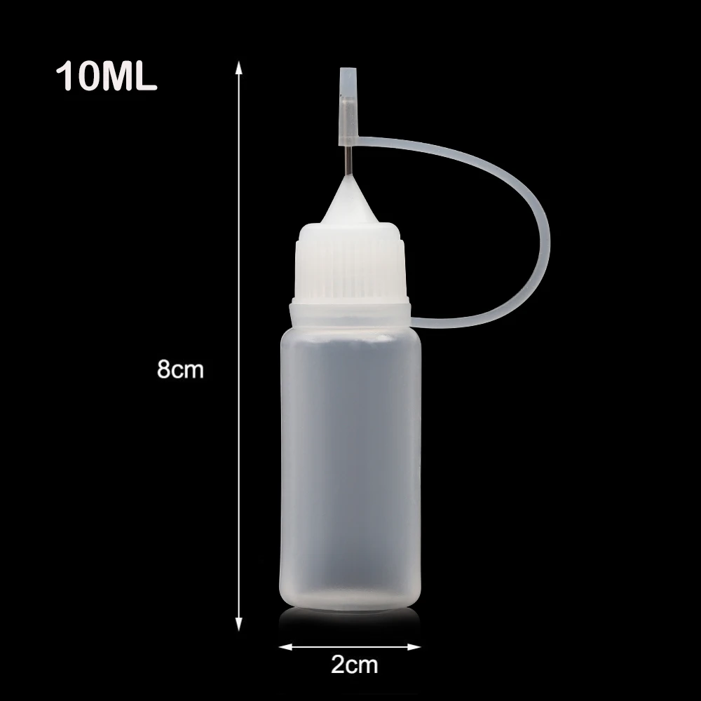 10 шт многоразовый пластиковый 10 мл Клей игла аппликатора бутылка для DIY бумажный Квиллинг DIY Скрапбукинг бумажный инструмент для рукоделия
