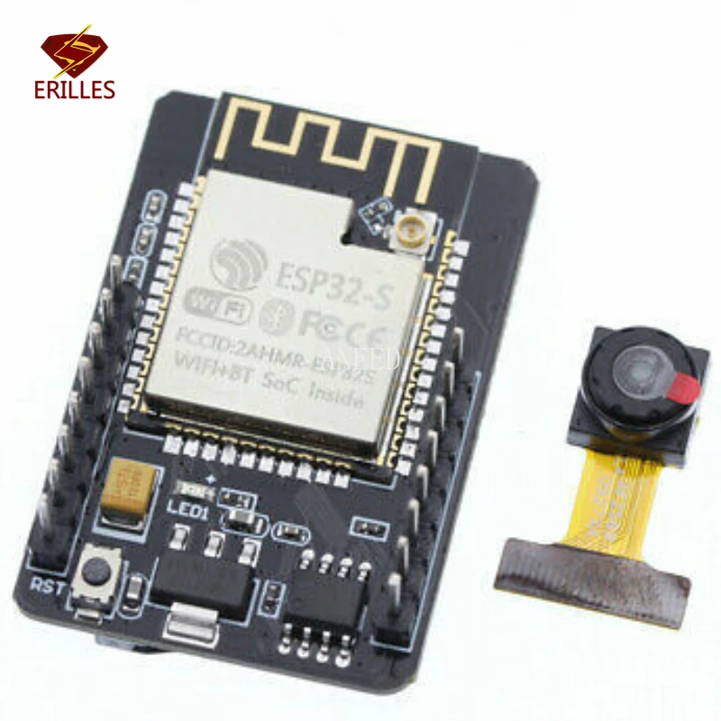 ESP32CAM OV2640 Wi Fi + Bluetooth модуль для последовательного подключения к ESP32 макетная плата