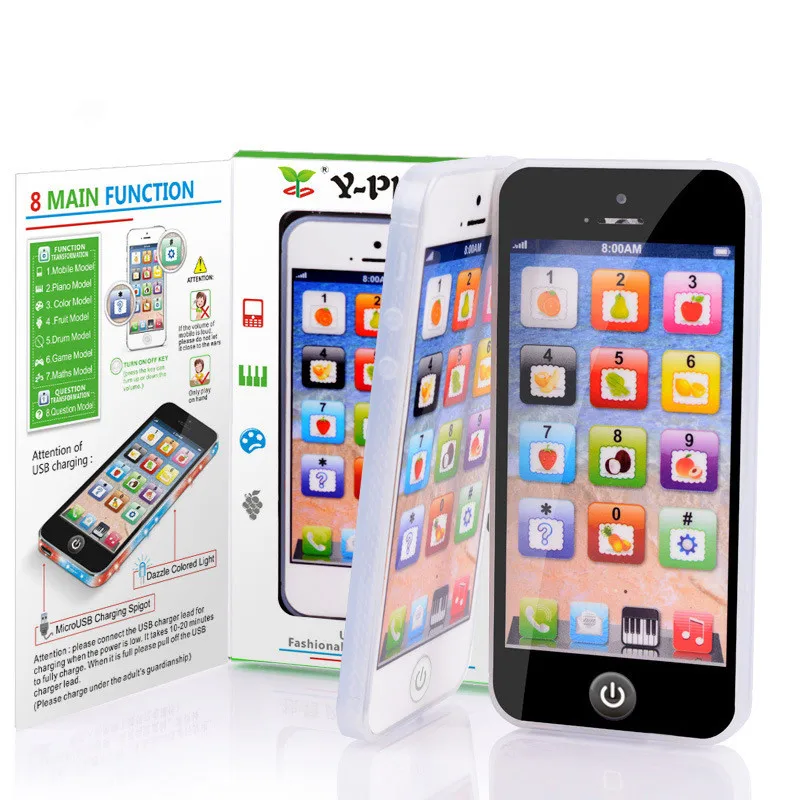 Mobile-Phone-Toy Simulation Cellphone Educational-Tools Gifts Learning Baby Kid English