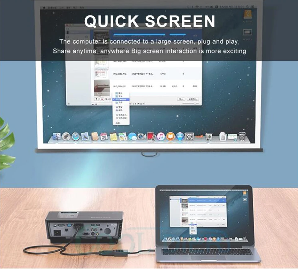 Adaptateur DisplayPort vers VGA Plug and Play