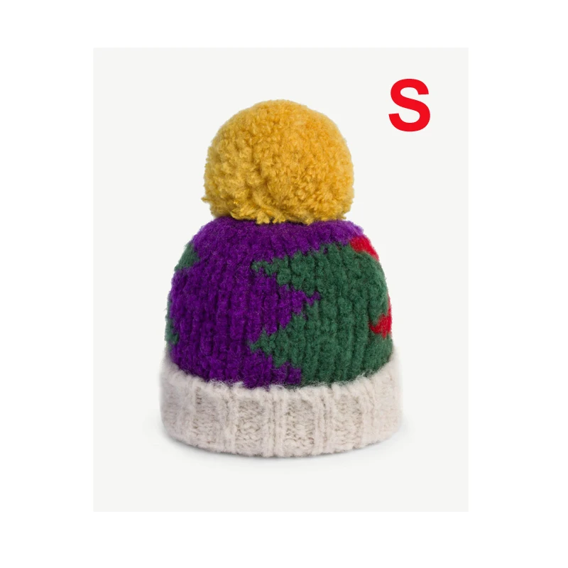 S for 1-3Y Комплект детской одежды, Осень-зима, вязаная шапка для мальчиков и девочек, детская эластичная повязка на голову, пояс для покупок - Цвет: S for 1-3Y
