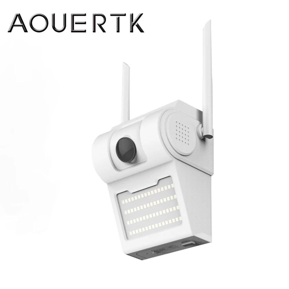 AOUERTK 1080P Waterproof Wall Lamp Camera WiFi Security Outdoor Two Way Audio Floodlight Cloud Storage | Безопасность и защита