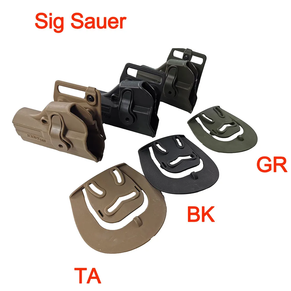 

Tactical Gun Holster Concealmen Pistol Holster for Sig Sauer Pro SP2022 SP2009 P220 Right Airsoft Hunting Waist Paddle Belt Case