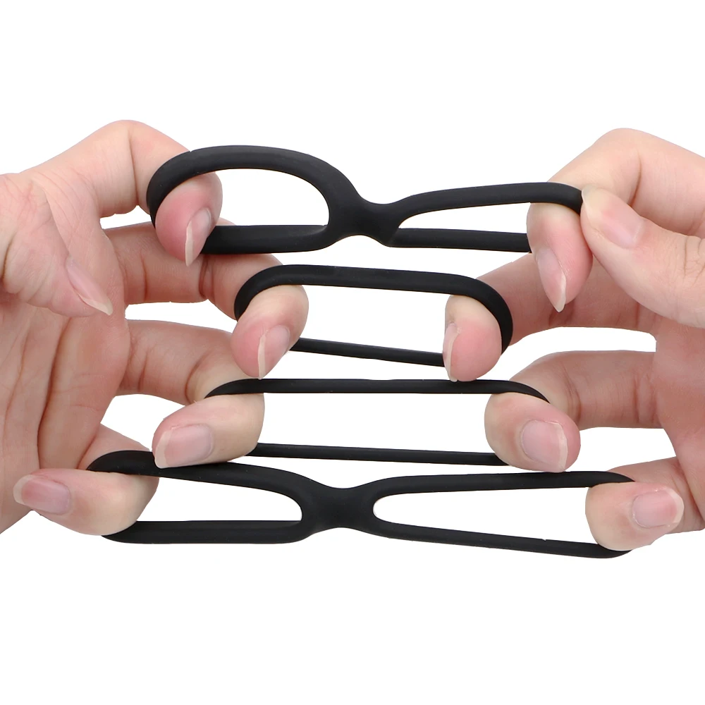 Cock Ring Set For Men Delaying Ejaculation Rubber Enhancement_voghion.com
