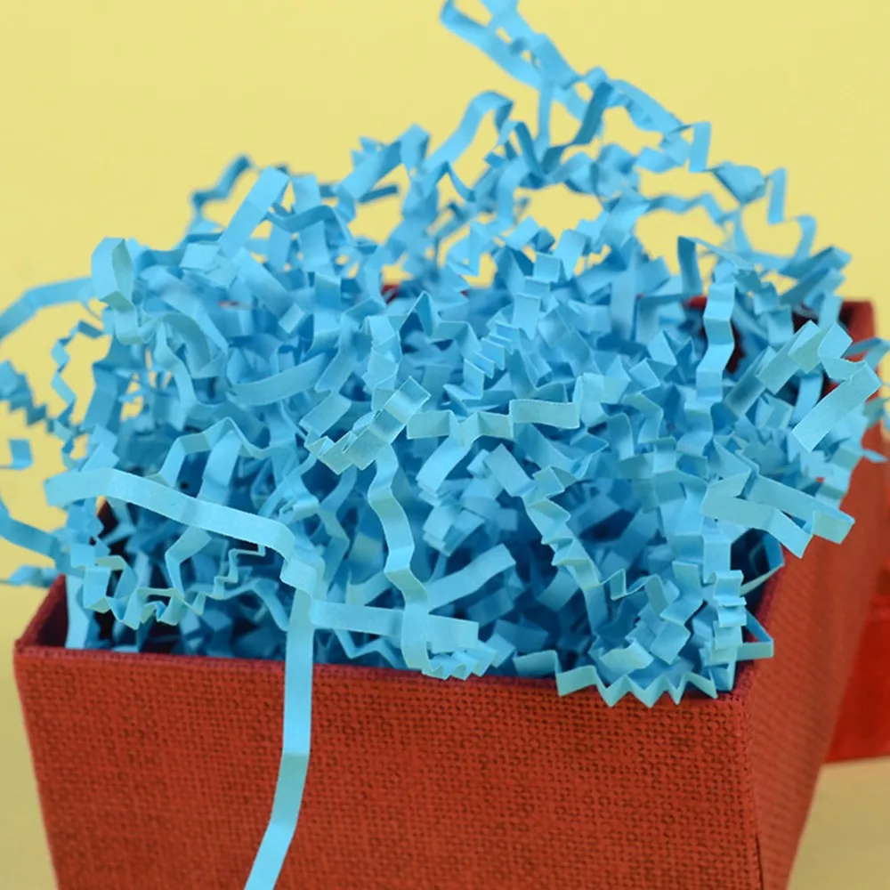 

1000g Gift Box Filling Material DIY Paper Raffia Shredded Paper Confetti for Christmas Wedding Marriage Home Decoration