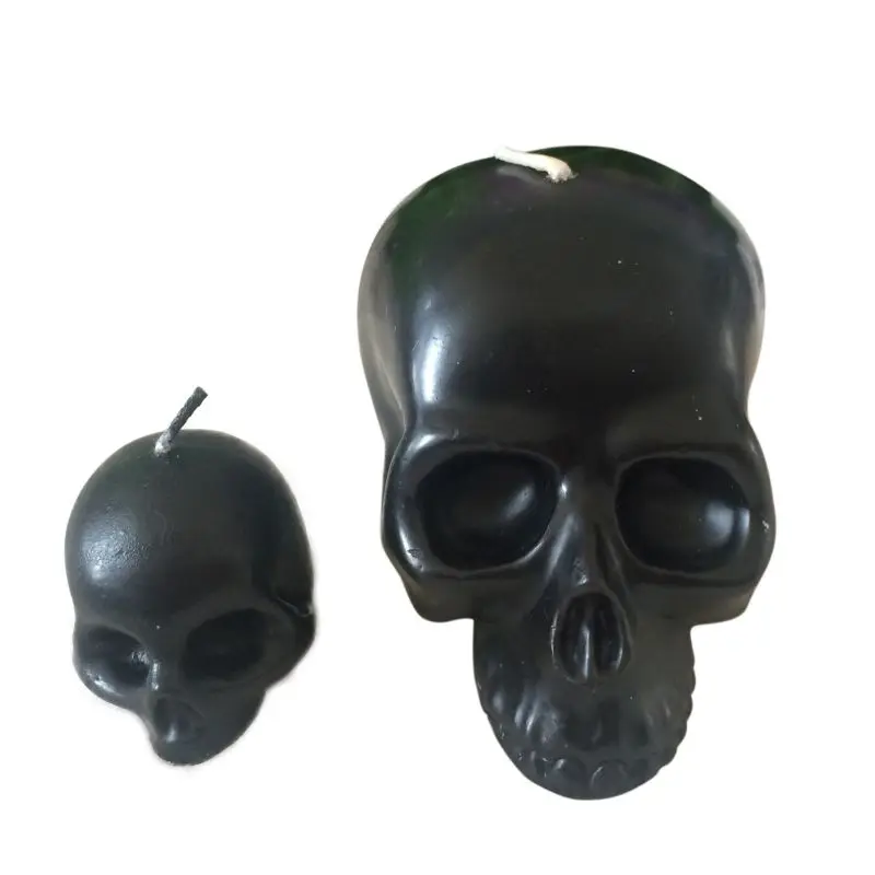 

Halloween Skull Candles Black Candles Table Decorations and Various Halloween Lights Festival Accessories