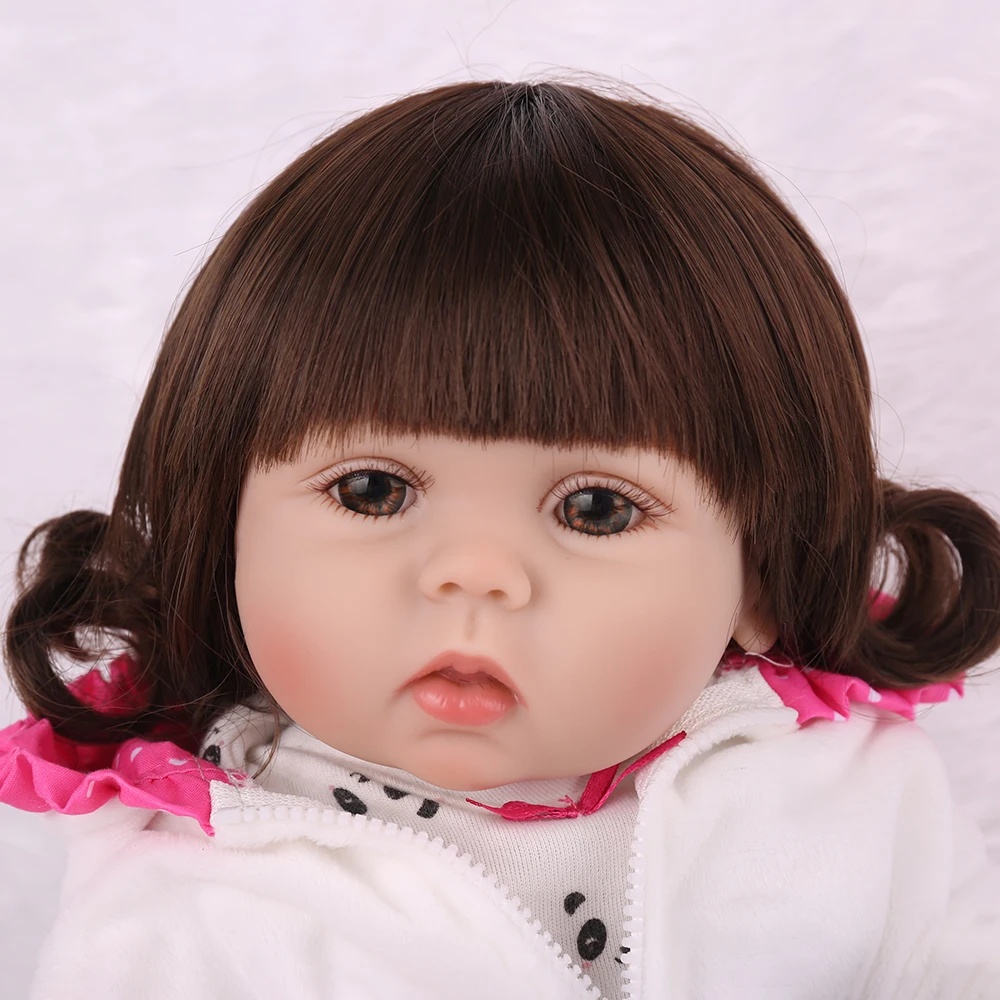 NPKDOLL Reborn Baby, полностью виниловые реалистичные игрушки Bebe для детей, поддельные детские развивающие игрушки для ванны, детские игрушки, игрушки для детей, Boneca, 18 дюймов