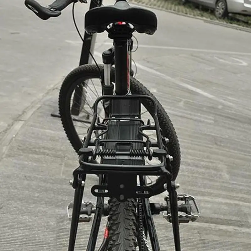 MTB велосипед задний багажник полка заднее сиденье для велосипеда стойка для дискового тормоза V-Brake