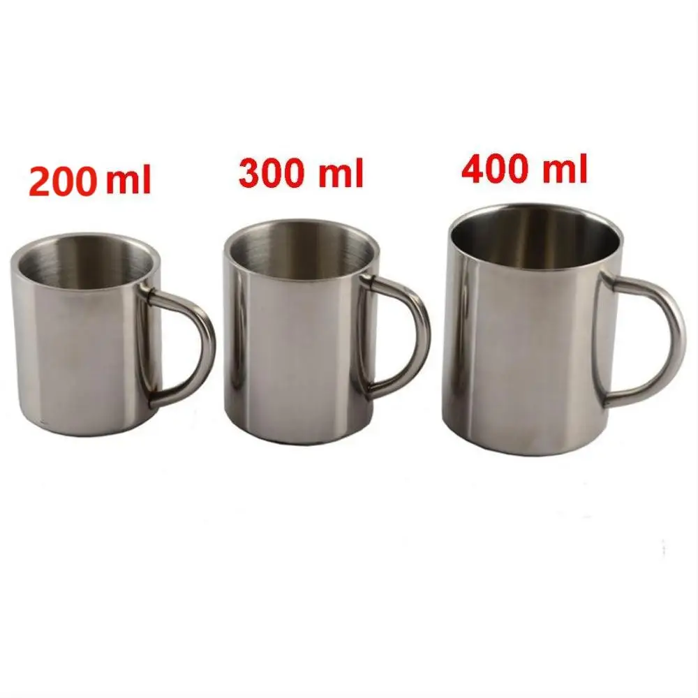 JW_ KQ_ 300ml Portable Stainless Steel Travel Tumbler Coffee Mug Tea Drinking 