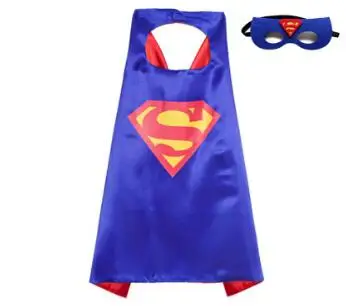 

On-the-spot Halloween double-layer children's Cloak, the hero of the Cloak, the cape-print ad. halloween props party decoration
