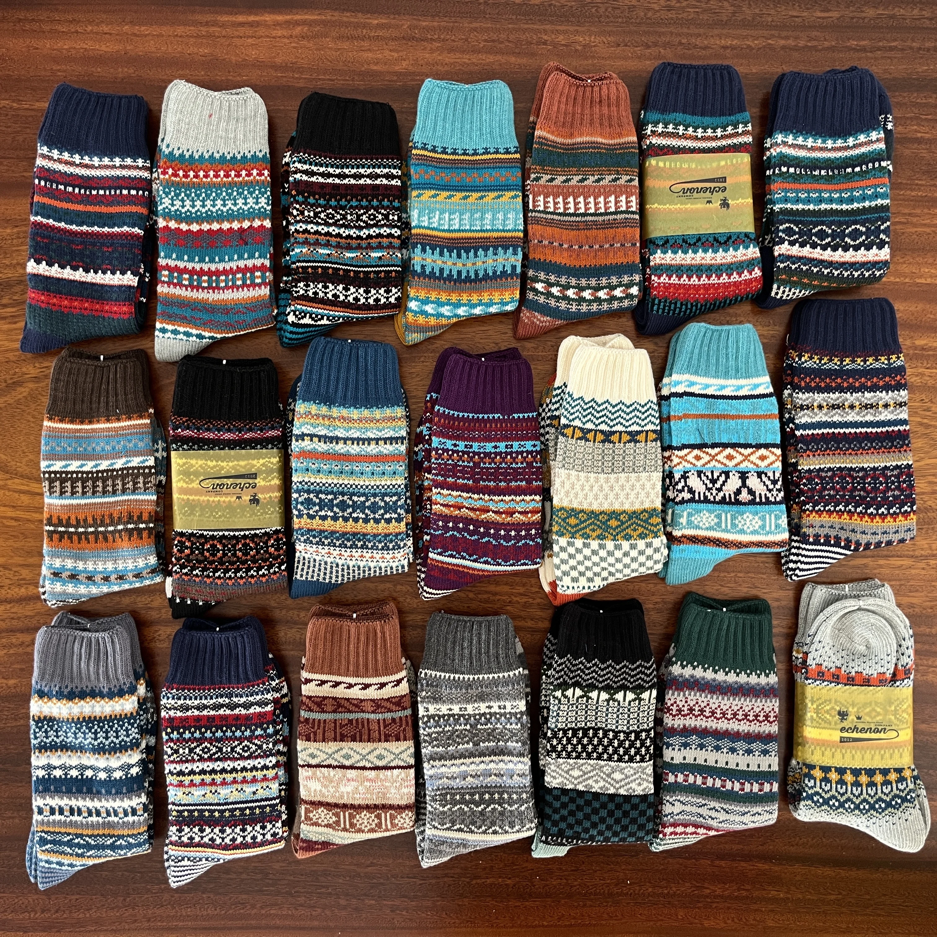 

SK21 Super Quality Cotton Flexible Winter Stockings Soft Thick Warm Stylish Durable Socks For Foot 24-28cm