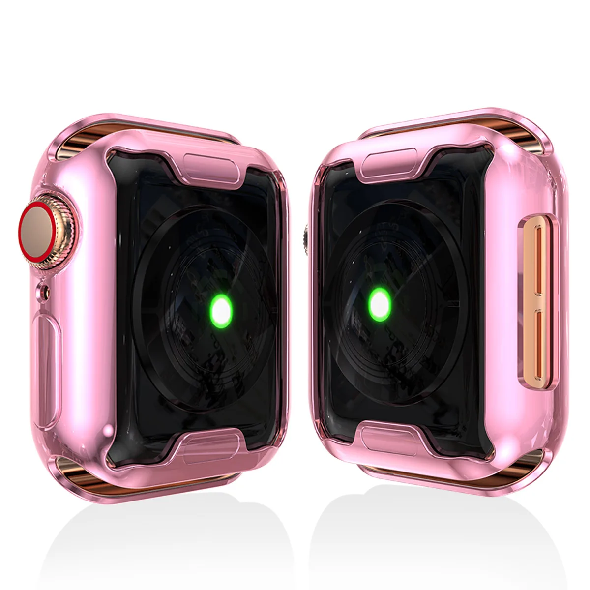 Для Apple Watch series 5 4 3 2 1 ремешок корпус 42 мм 38 м 40 мм 44 мм тонкий пластиковый чехол протектор для iWatch 4 44 мм чехол для часов