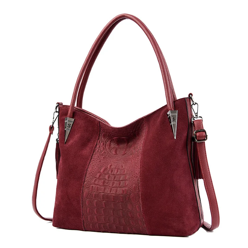 Женская сумка из натуральной замши на ремне, женские роскошные сумки, женские сумки Дизайнерские Сумочки, сумка-мессенджер с ручкой сверху, кошелек