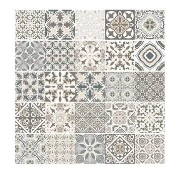 

Retro Tiles Wall Stickers for Bathroom kitchen Tile Stickers Decor Adhesive Waterproof PVC Wall Stickers Kitchen Waist Line