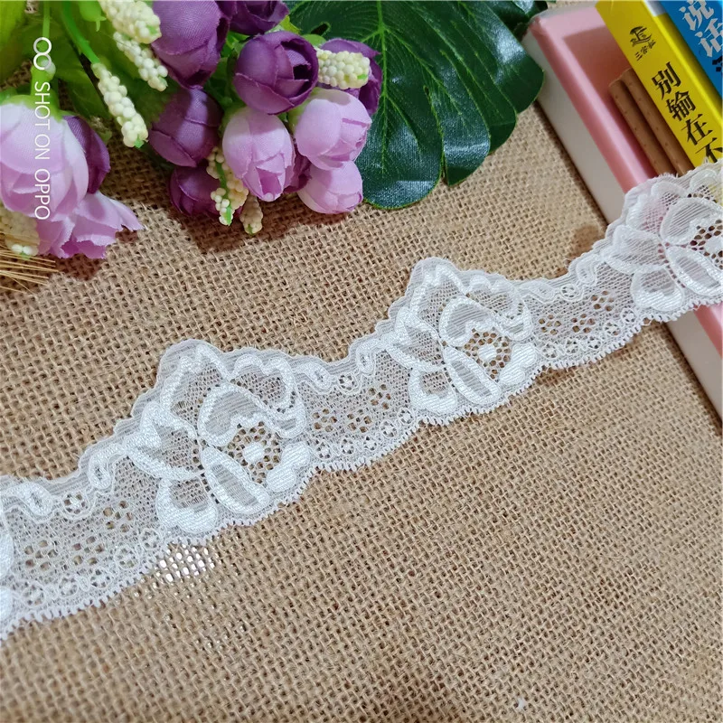 * 5 см S1609 черный и белый с вышивкой лента ручной халат свадебные аксессуары