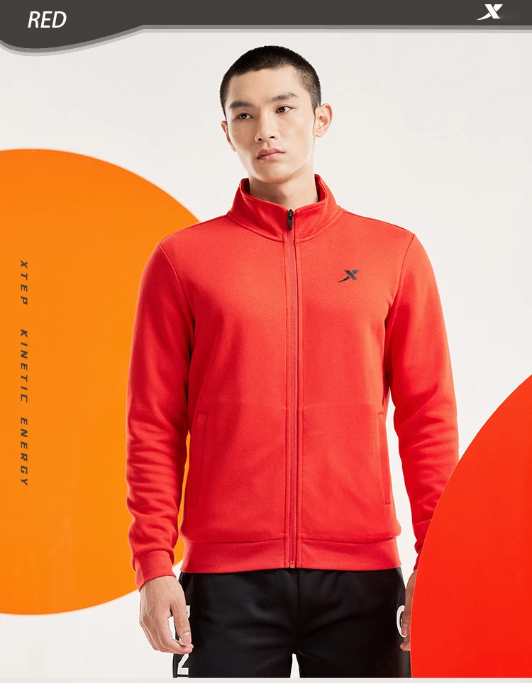 Xtep Herrenmode-Sportpullover, lockerer modischer Pullover, lässig, lässig, Sporthemd, bequem 880329060047 – Detail 13