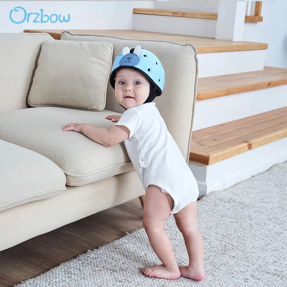 Orzbow-casco de protección para la cabeza de Protector esquina de seguridad para niños pequeños, para aprender a caminar en casa - AliExpress Madre y niños