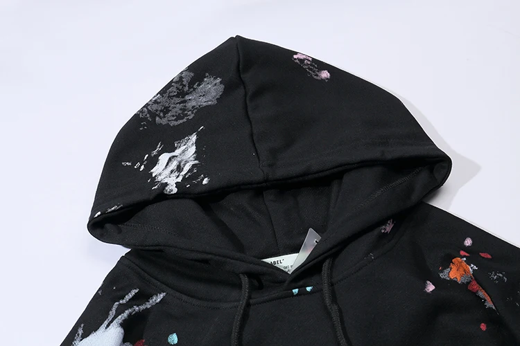 Фейерверк 19ss Off-White OW мужские и женские модели влюбленных осень зима хлопок мода уличная куртка с капюшоном Толстовка