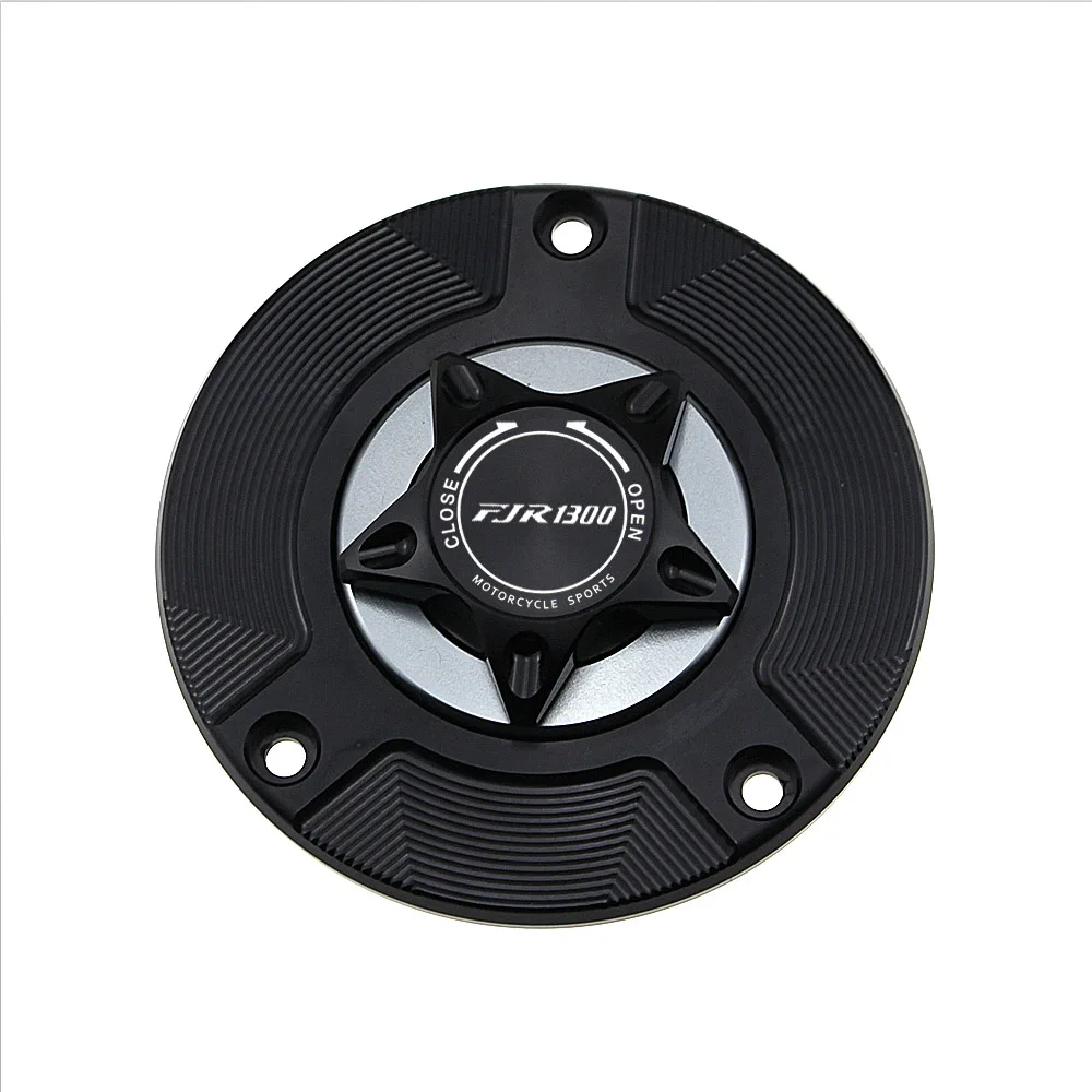 Titanium Логотип, 8 цветов, CNC, алюминиевый, без ключа, аксессуары для мотоциклов, топливный бак для бензобака, крышка для YAMAHA FJR 1300 FJR1300 2001 - Цвет: Titanium