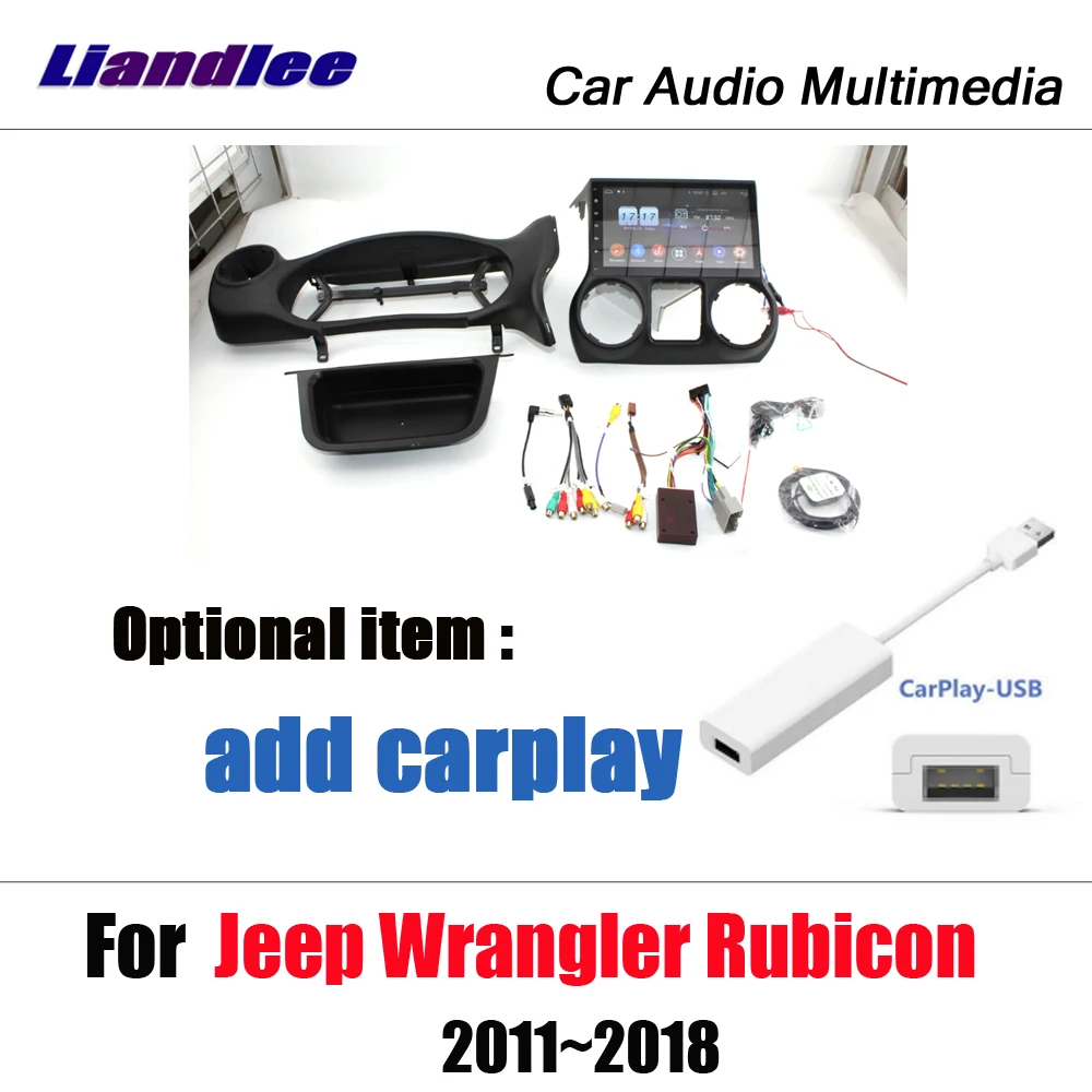 Best Liandlee Car Android System For Jeep Wrangler Rubicon 2011~2018 Radio Video Mirror link GPS Navi Navigation HD Stereo Multimedia 3