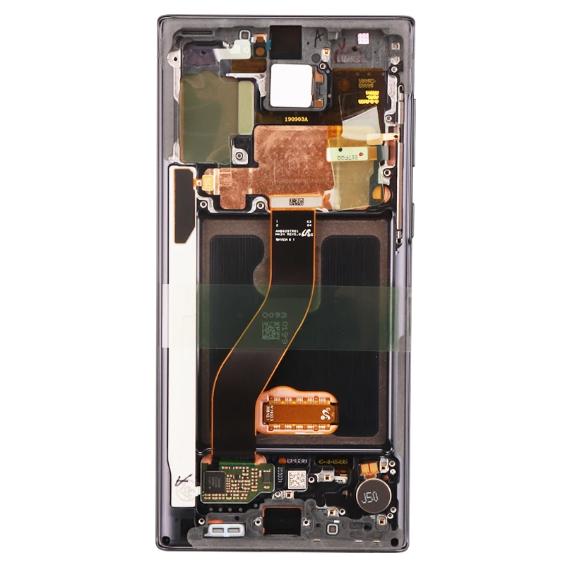 AMOLED экран для samsung Galaxy Note 10 lcd N970F note10 plus lcd N975 N9750 lcd с рамкой дисплей сенсорный экран