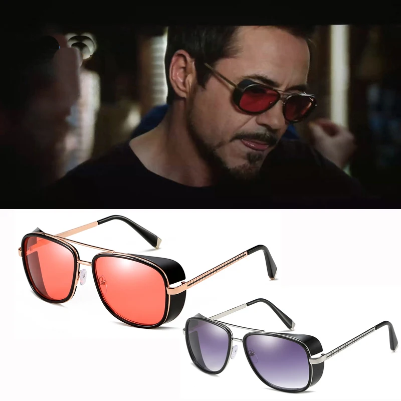 

Iron Man 3 Matsuda lentes TONY stark Sunglasses Men Rossi Coating retro Vintage Designer Sun glasses Oculos Masculino Gafas de