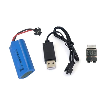 

FY004Car FY004A 6-wheel army truck Accessory parts To upgrade the battery 7.4v2000mah+USB+ low voltage alarm