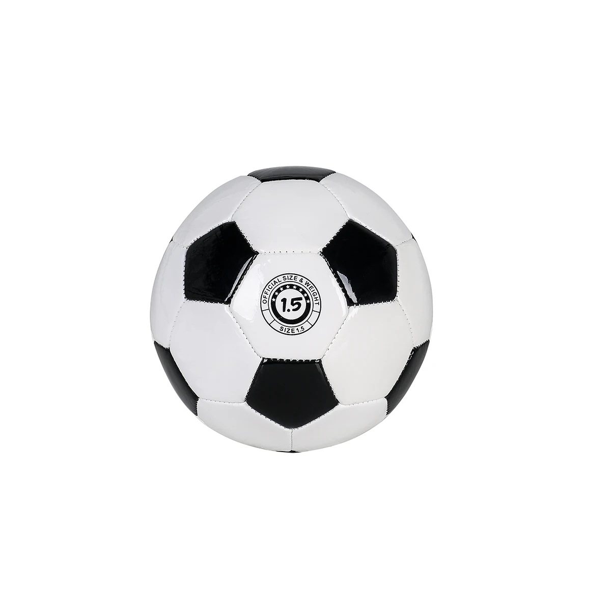 YANYODO Прочный " Мини Размер тренировочный футбольный мяч мягкая спортивная игрушка мяч для малышей, детский подарок, черный и белый